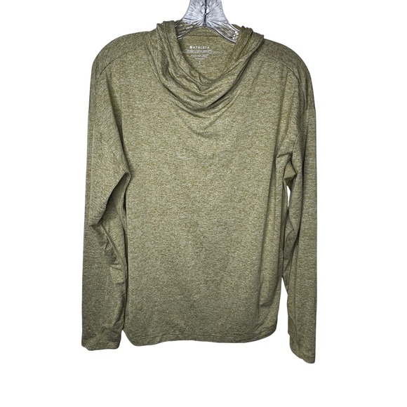 Athleta Tops - Athleta Uptempo‎ II Hoodie Sweatshirt Olive Green Lounge Athleisure Size L